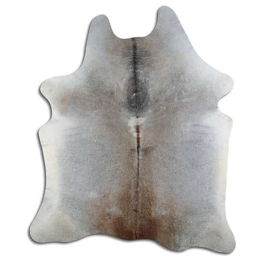 Tan Grey Cowhide Rug XXL