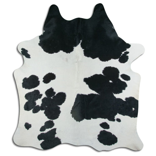 Black & White Cowhide Rug XL