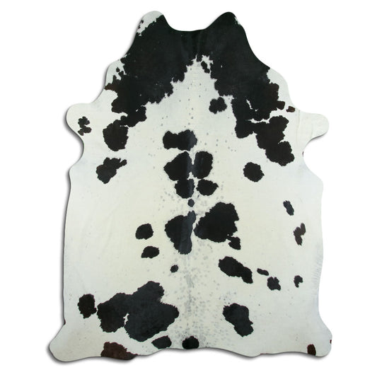 Black & White Cowhide Rug XXL