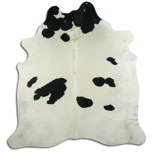 Black & White Cowhide Rug XXL