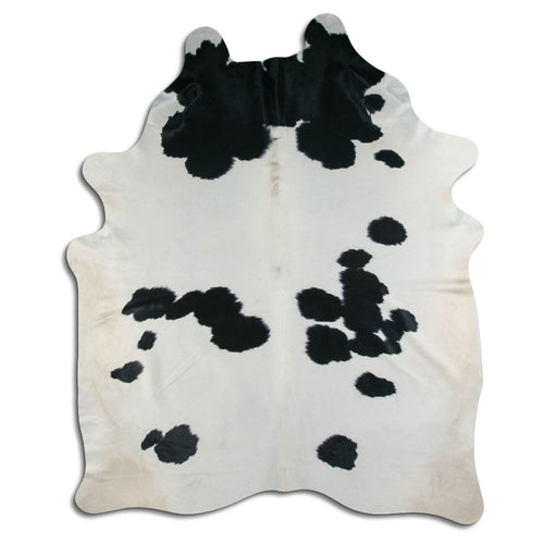 Black & White Cowhide Rug XXXL