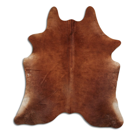 Brown Cowhide Rug L