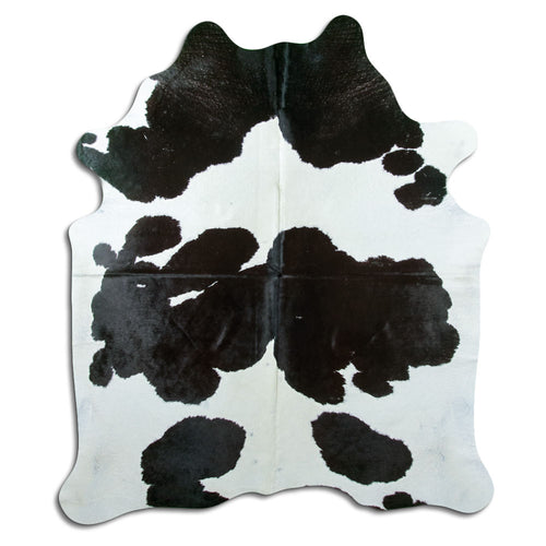 Black & White Cowhide Rug XL