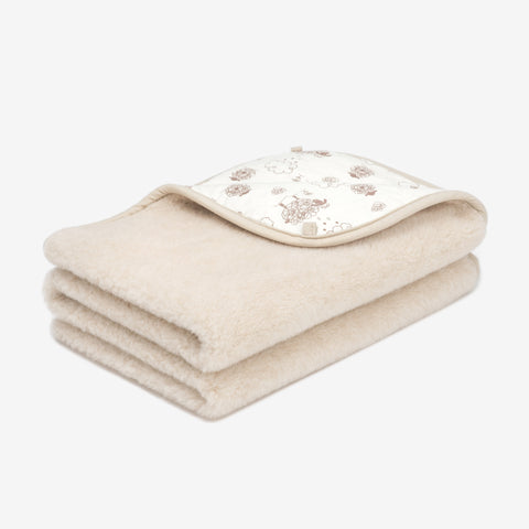 Merino Wool Kids’ Blanket “Cinnamon” | 2-Ply