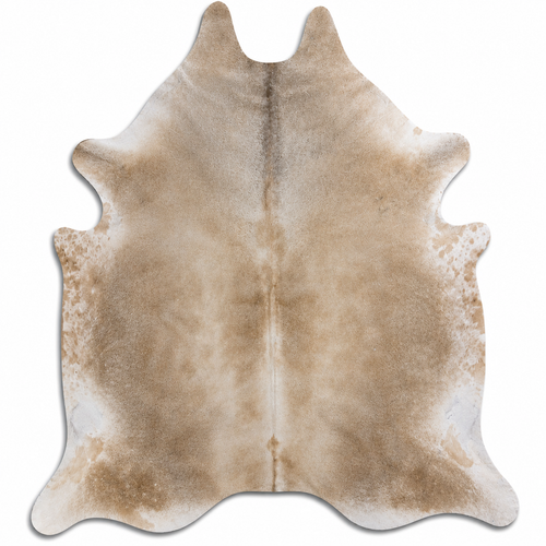 Tan Grey Cowhide Rug XXL