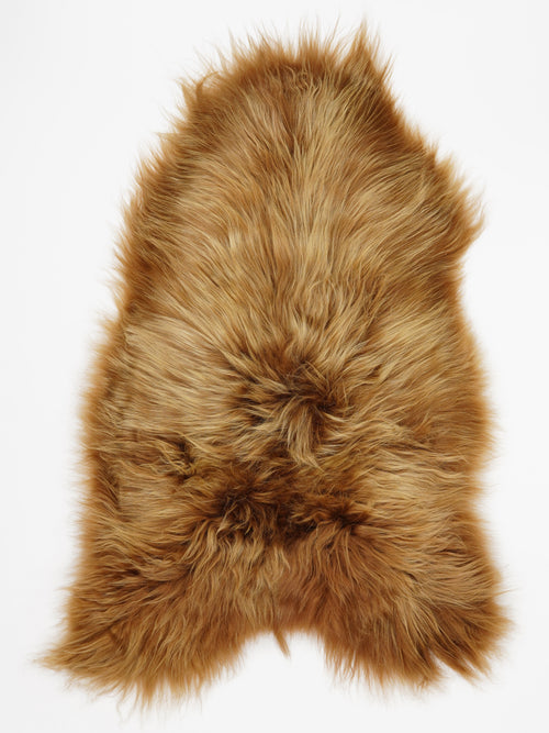 Icelandic sheepskin 'Ginger Brisa' Dyed