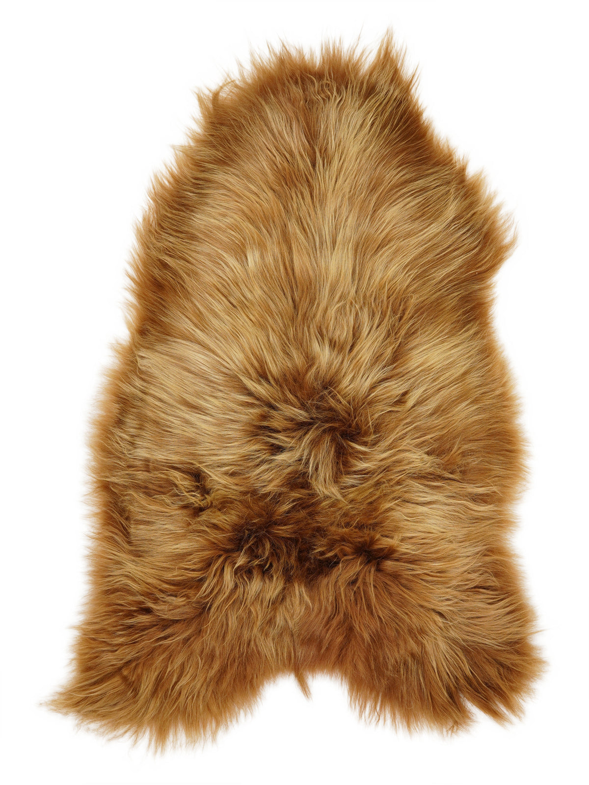 Icelandic sheepskin 'Ginger Brisa' Dyed