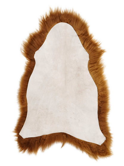 Icelandic sheepskin 'Ginger Brisa' Dyed