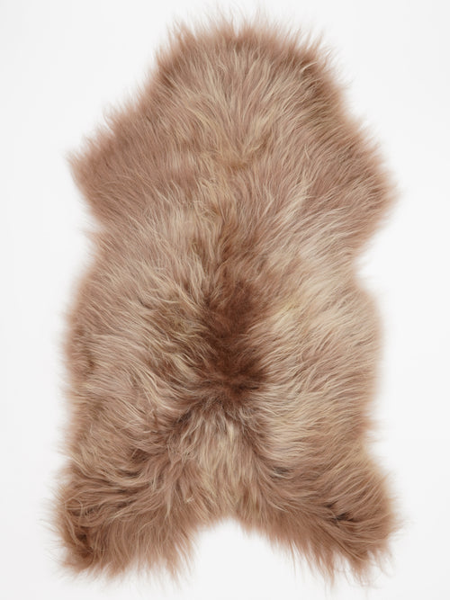 Icelandic sheepskin 'Mokka Brisa' Dyed