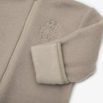 Merino Wool Baby Romper “Sheep”; Beige