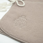 Merino Wool Baby Jacket “Sheep” with Embroidery; Beige