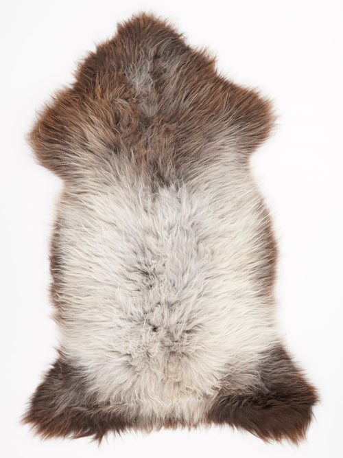 British Multicolour Sheepskin Rug L