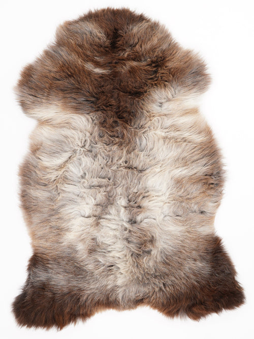 British Multicolour Sheepskin Rug L