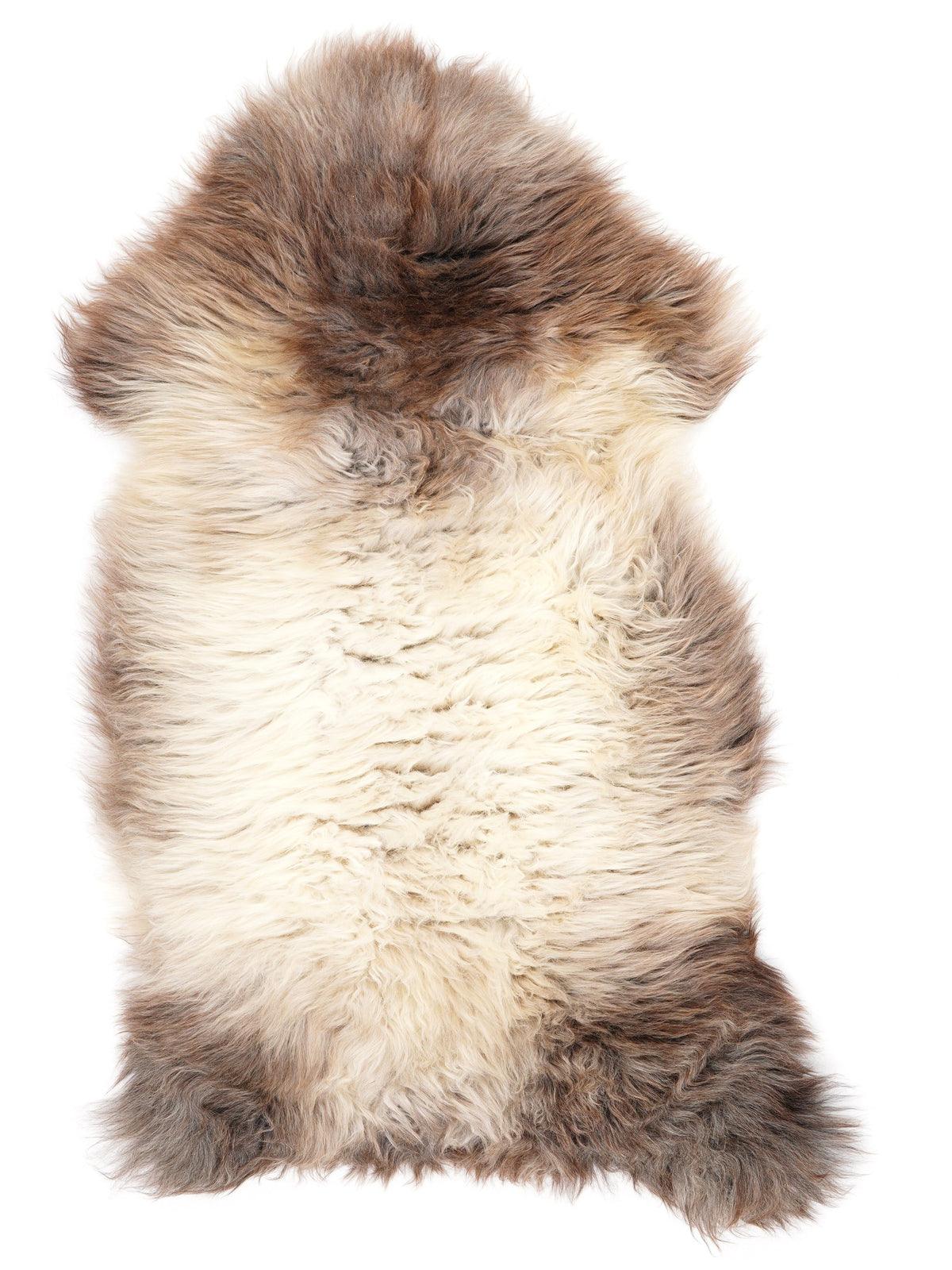 British Multicolour Sheepskin Rug XL
