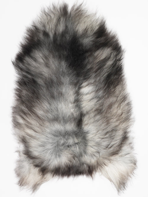 Icelandic Grey Sheepskin Rug L