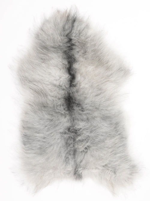 Icelandic Grey Sheepskin Rug M