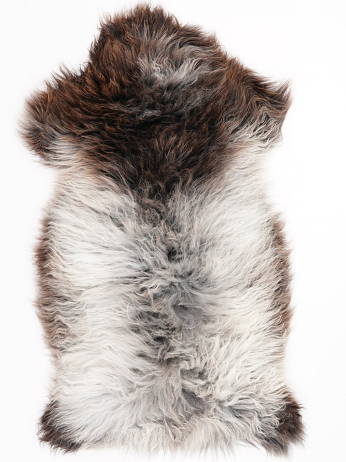 British Multicolour Sheepskin Rug XL