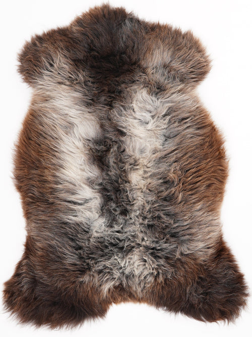 British Multicolour Sheepskin Rug L