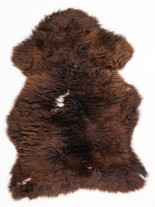 Brown Sheepskin Rug M