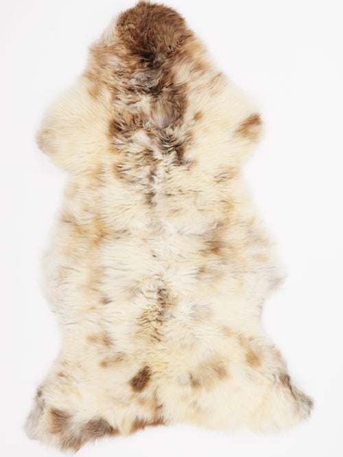 British Multicolour Sheepskin Rug L