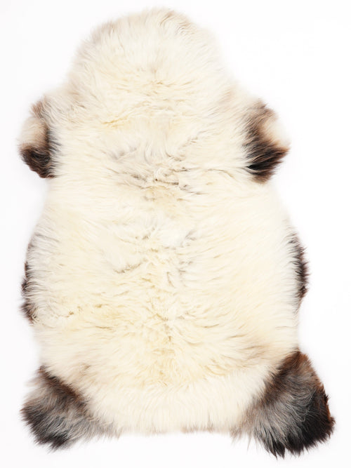 British Multicolour Sheepskin Rug M
