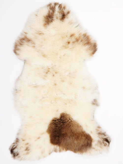British Multicolour Sheepskin Rug L