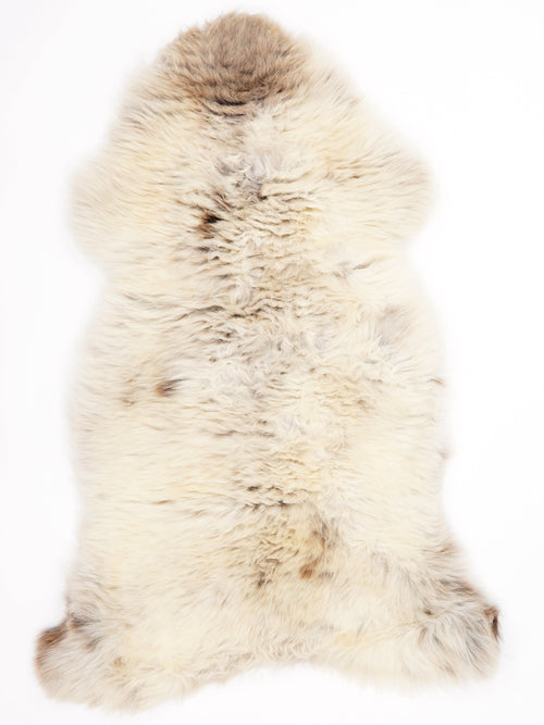British Multicolour Sheepskin Rug L