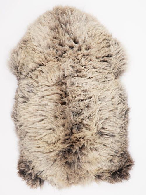 British Multicolour Sheepskin Rug L