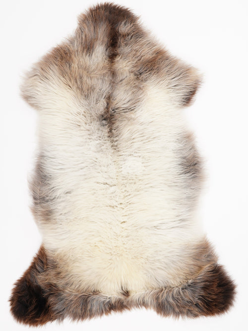 British Multicolour Sheepskin Rug XL