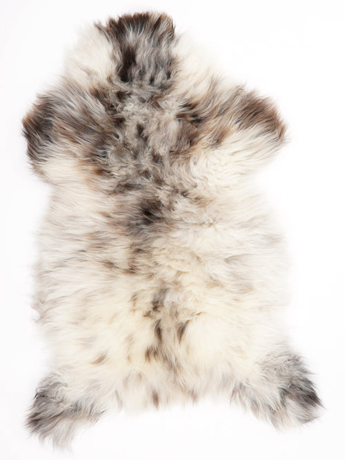 British Multicolour Sheepskin Rug L