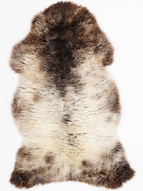 British Multicolour Sheepskin Rug L