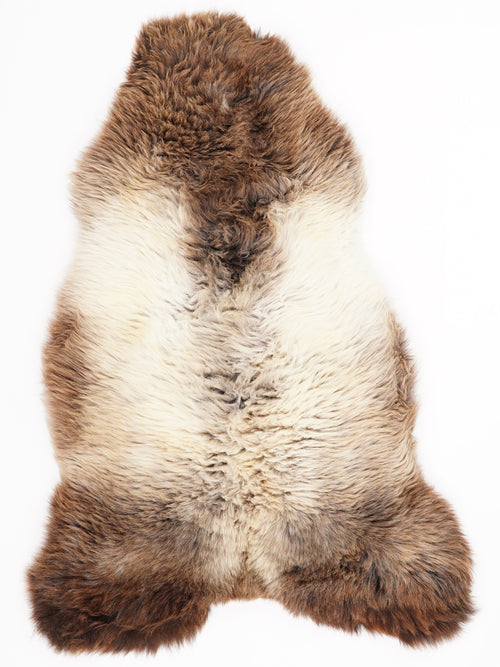 British Multicolour Sheepskin Rug L