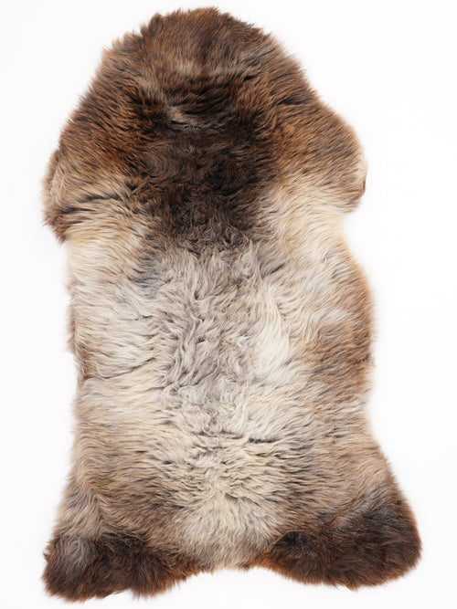British Multicolour Sheepskin Rug L