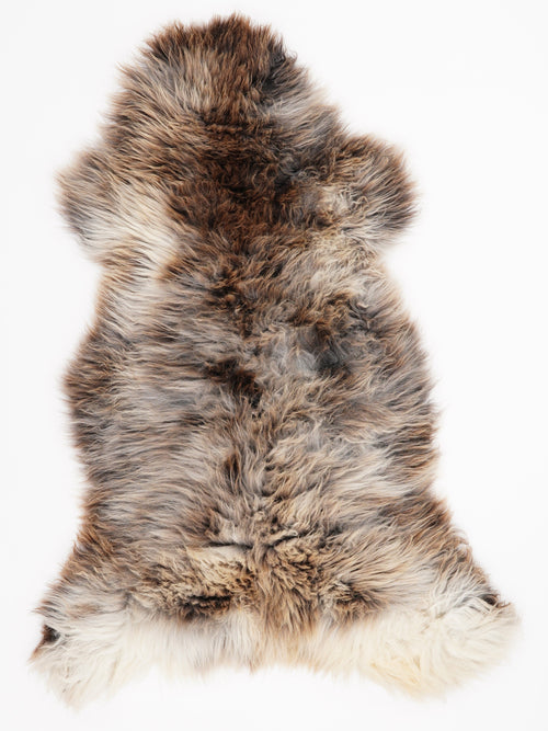 British Multicolour Sheepskin Rug XL
