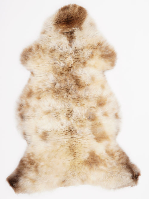British Multicolour Sheepskin Rug L