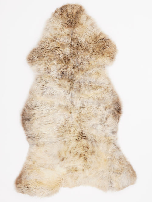 British Multicolour Sheepskin Rug L