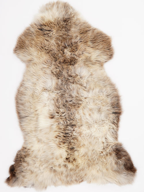British Multicolour Sheepskin Rug XL