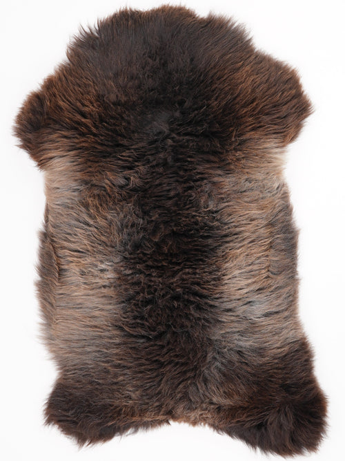 British Multicolour Sheepskin Rug L