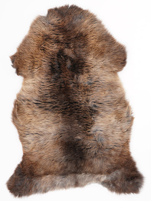 British Multicolour Sheepskin Rug L
