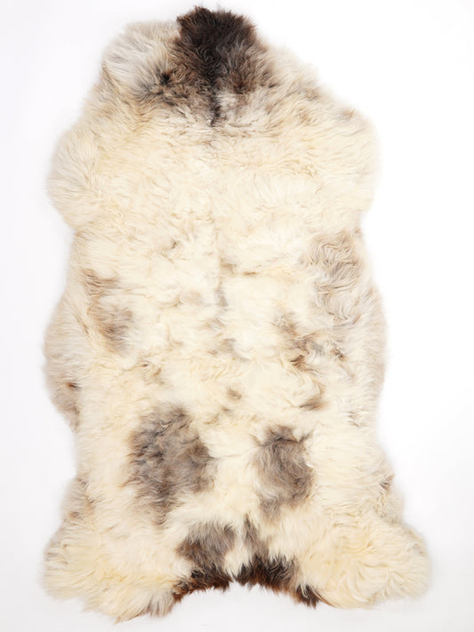 British Multicolour Sheepskin Rug XXXXL