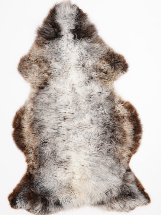 British Multicolour Sheepskin Rug XXL