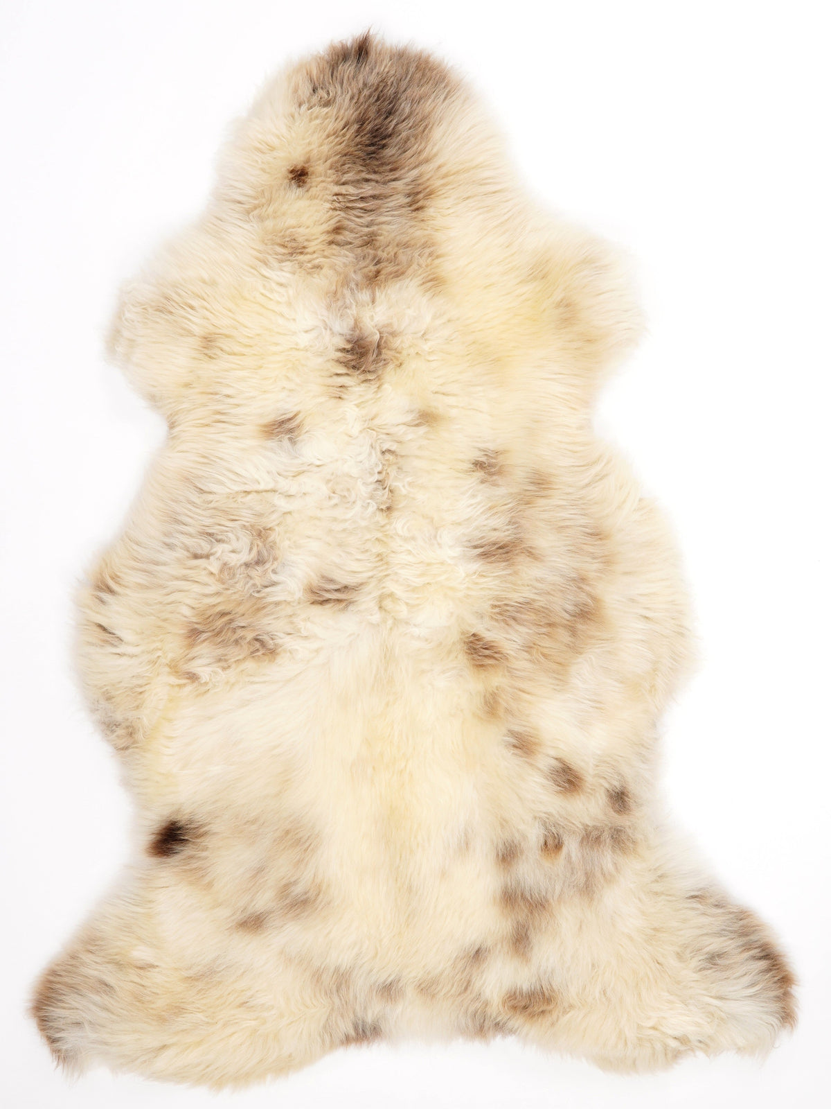 British Multicolour Sheepskin Rug L