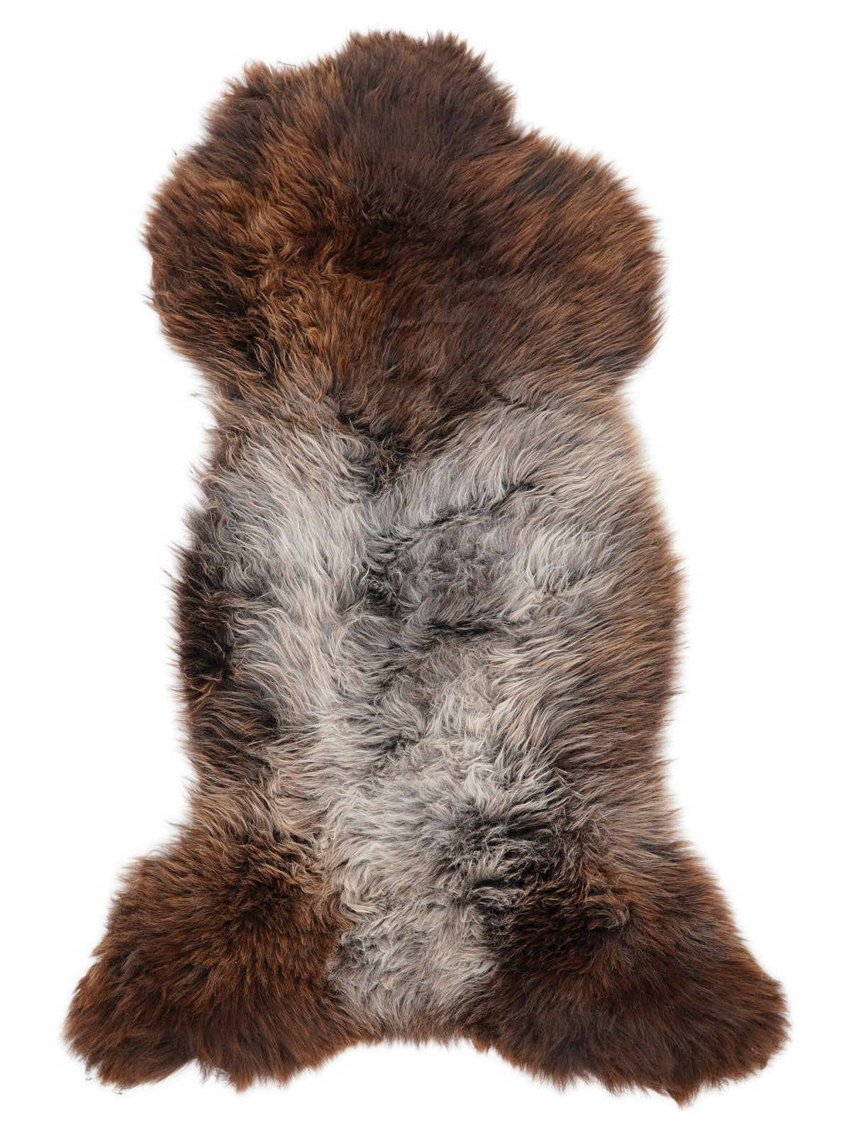 British Multicolour Sheepskin Rug XL