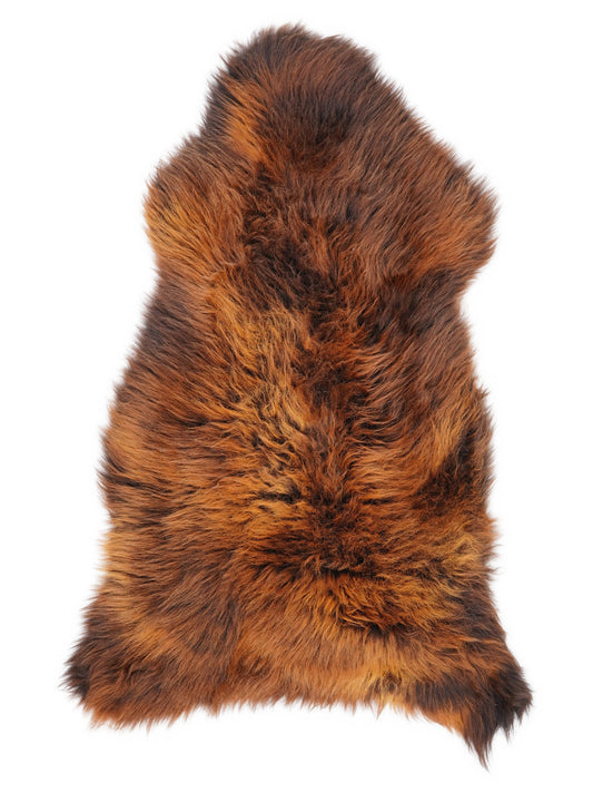British Multicolour Sheepskin Rug L