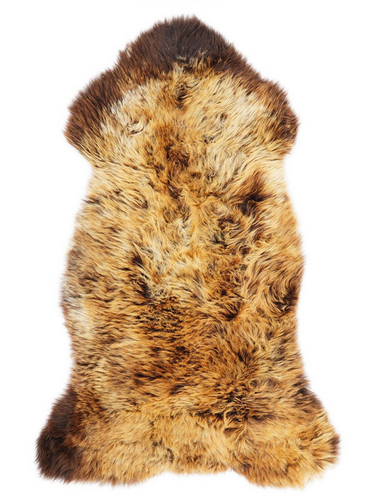 British Multicolour Sheepskin Rug L