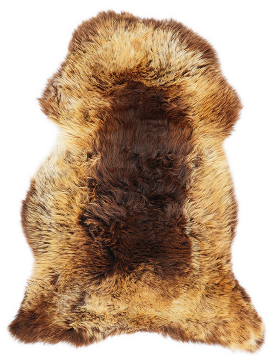 British Multicolour Sheepskin Rug L