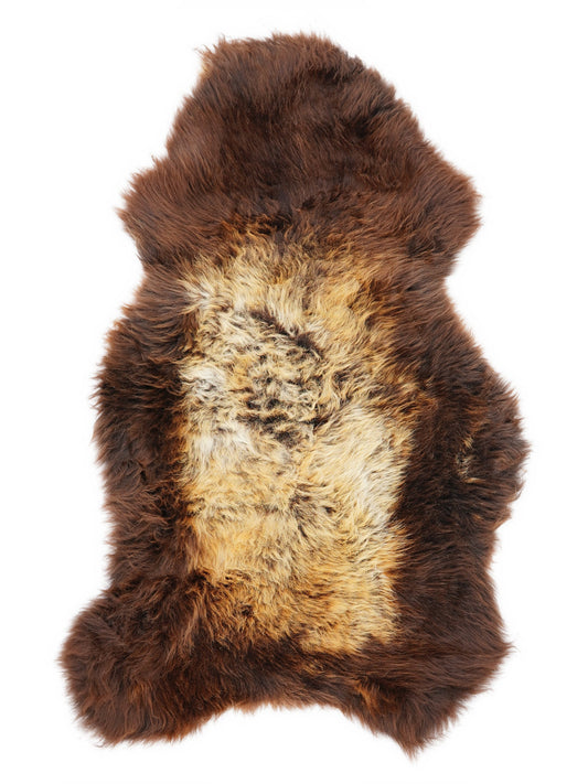 British Multicolour Sheepskin Rug L