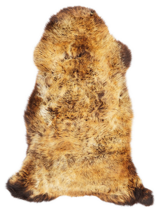 British Multicolour Sheepskin Rug L