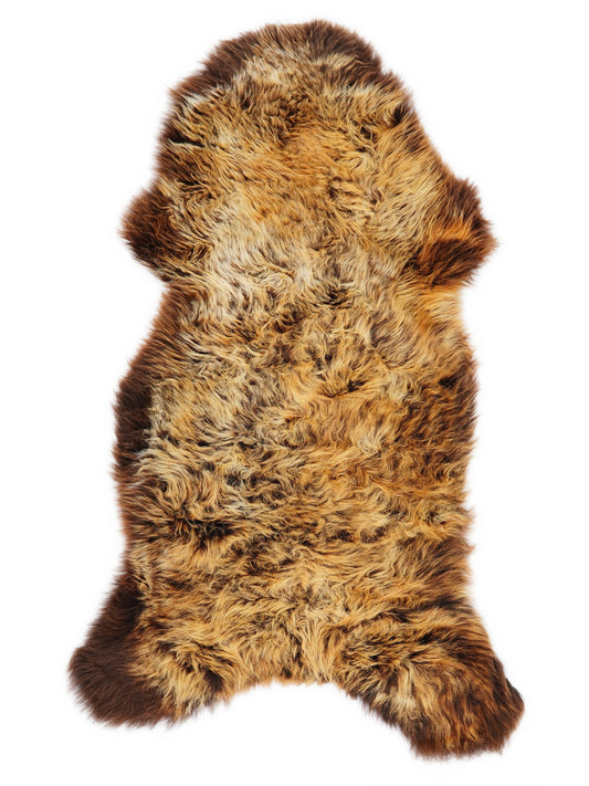 British Multicolour Sheepskin Rug XL
