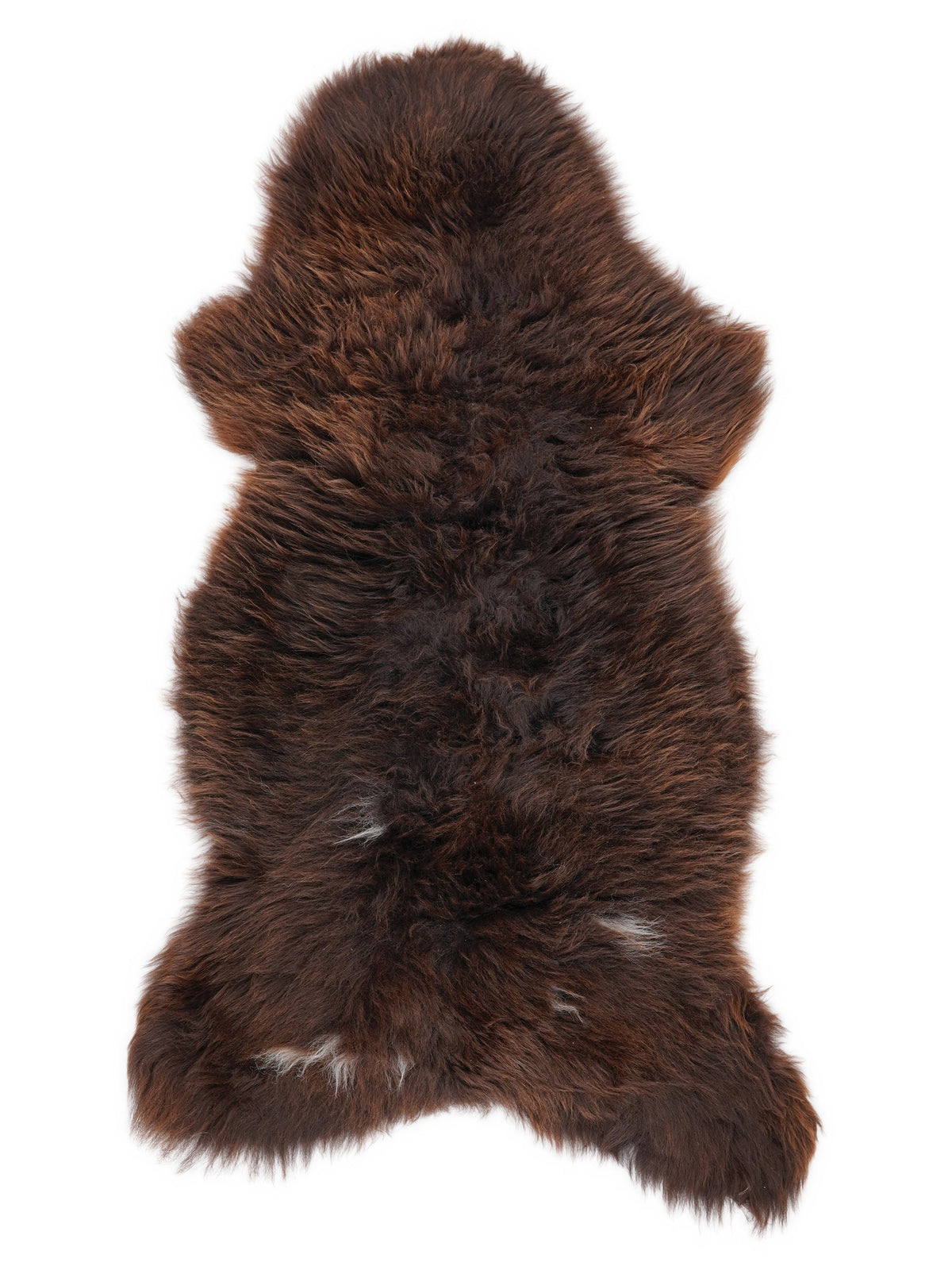 British Multicolour Sheepskin Rug XL